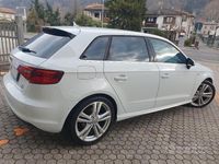 Usata Audi A3 S-Line 184 CV (135 kW) 2015 Bianco Berlina