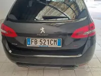 Usata Peugeot 308 GT-line 120 CV (88 kW) 2015 Nero Station wagon