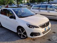 Usata Peugeot 308 GT-line 131 CV (96 kW) 2018 Bianco Berlina