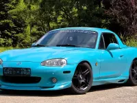 Usata Mazda MX5 110 CV (80 kW) 2002 Blu Cabrio