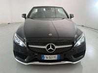 Usata Mercedes C220 Premium Plus 170 CV (125 kW) 2017 Nero Cabrio