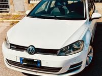 Usata VW Golf VII Highline 110 CV (80 kW) 2014 Bianco Berlina