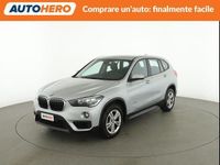 Usata BMW X1 Advantage 150 CV (110 kW) 2017 Argento SUV