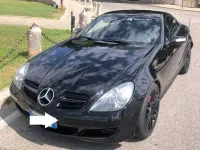 Usata Mercedes SLK200 163 CV (119 kW) 2007 Nero Cabrio