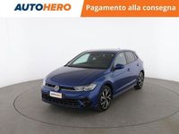 Usata VW Polo R-line 95 CV (69 kW) 2022 Blu Utilitaria
