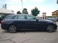 Usata Mercedes C220 Premium 194 CV (142 kW) 2019 Blu Station wagon