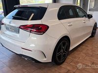 Usata Mercedes A180 AMG line 136 CV (100 kW) 2021 Bianco Berlina