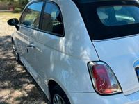 Usata Fiat 500 95 CV (69 kW) 2014 Bianco Cabrio
