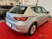 Usata Seat Leon 110 CV (80 kW) 2015 Argento Berlina