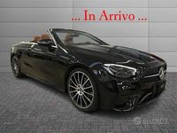 Usata Mercedes E220 Premium Plus 194 CV (142 kW) 2021 Nero Cabrio