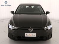 Usata VW Golf VIII Life 115 CV (84 kW) 2020 Nero Utilitaria