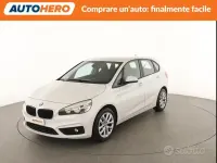 Usata BMW 218 Advantage 136 CV (100 kW) 2017 Bianco Monovolume