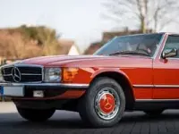 Usata Mercedes SL450 170 CV (125 kW) 1979 Rosso Cabrio