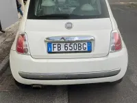 Usata Fiat 500 85 CV (62 kW) 2009 Bianco Cabrio