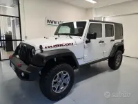 Usata Jeep Wrangler Unlimited Rubicon 200 CV (147 kW) 2015 Bianco SUV