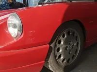 Usata Alfa Romeo Spider 117 CV (86 kW) 1991 Rosso Cabrio