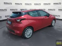 Usata Nissan Micra Acenta 92 CV (67 kW) 2021 Rosso Utilitaria