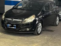Usata Opel Corsa 75 CV (55 kW) 2008 Nero Berlina