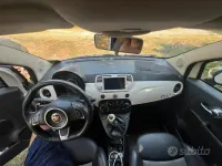Usata Fiat 500 75 CV (55 kW) 2009 Bianco Cabrio
