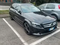 Usata Mercedes C180 156 CV (114 kW) 2019 Nero Station wagon