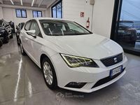 Usata Seat Leon Style 105 CV (77 kW) 2013 Bianco Berlina