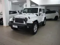 Usata Jeep Wrangler Unlimited Sahara 200 CV (147 kW) 2014 Bianco SUV