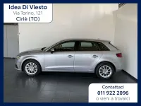 Usata Audi A3 Business 110 CV (80 kW) 2015 Grigio Berlina