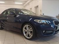 Usata BMW 218 Sport Line 148 CV (108 kW) 2015 Blu/azzurro Coupé