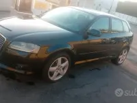 Usata Audi A3 90 CV (66 kW) 2009 Nero Utilitaria
