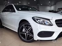 Usata Mercedes C220 AMG 170 CV (125 kW) 2016 Bianco Berlina