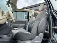 Usata Fiat 500 Lounge 85 CV (62 kW) 2011 Nero Cabrio