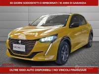 Usata Peugeot e-208 Active 56 kW (77 CV) 2022 Giallo Utilitaria