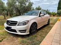 Usata Mercedes C250 Avantgarde 204 CV (150 kW) 2012 Bianco Coupé