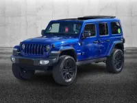Usata Jeep Wrangler Sahara 200 CV (147 kW) 2021 Blu/azzurro SUV