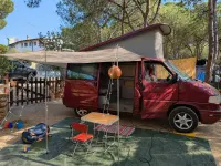 Usata VW T4 California 102 CV (75 kW) 1996 Rosso Furgone
