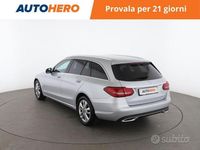 Usata Mercedes C220 194 CV (142 kW) 2018 Argento Berlina