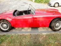 Usata MG MGA 1960 Rosso Cabrio