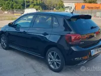 Usata VW Polo R-line 95 CV (69 kW) 2020 Nero Utilitaria
