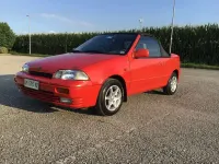 Usata Suzuki Swift 68 CV (50 kW) 1996 Rosso Cabrio
