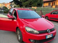 Usata VW Golf VI 105 CV (77 kW) 2012 Rosso Utilitaria