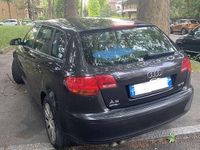 Usata Audi A3 Attraction 105 CV (77 kW) 2007 Nero Berlina