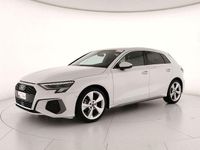Usata Audi A3 S-Line 116 CV (85 kW) 2024 Bianco ghiaccio metallizzato Berlina