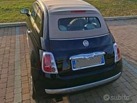 Usata Fiat 500 Lounge 69 CV (50 kW) 2012 Blu Cabrio