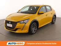 Usata Peugeot e-208 Active 56 kW (77 CV) 2021 Giallo Utilitaria