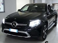 Usata Mercedes GLC250 204 CV (150 kW) 2018 Nero ossidiana Coupé