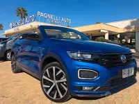 Usata VW T-Roc Cabriolet R-line 150 CV (110 kW) 2020 Blu Cabrio