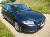 Usata Volvo V50 Drive Kinetic 109 CV (80 kW) 2009 Blu/azzurro Station wagon