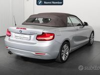 Usado BMW 220 Advantage 190 CV (139 kW) 2018 Gris Descapotable