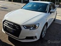 Usata Audi A3 Sport 110 CV (80 kW) 2016 Bianco Berlina