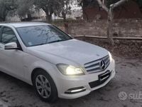 Usata Mercedes C220 170 CV (125 kW) 2012 Bianco Berlina